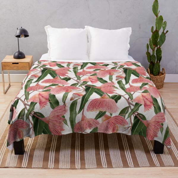 Item preview, Blush Gum Blossoms – Australian Eucalyptus Floral Art designed and sold by Catherine Wallace Art.
