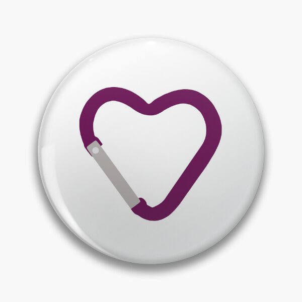 Item preview, Heart Carabiner Magenta designed and sold by artbyjujube.