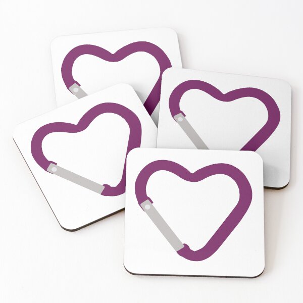 Item preview, Heart Carabiner Magenta designed and sold by artbyjujube.