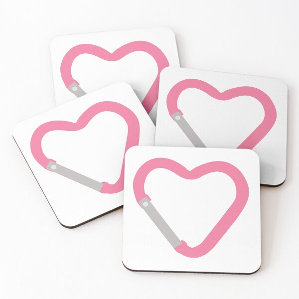 Item preview, Heart Carabiner Pink designed and sold by artbyjujube.