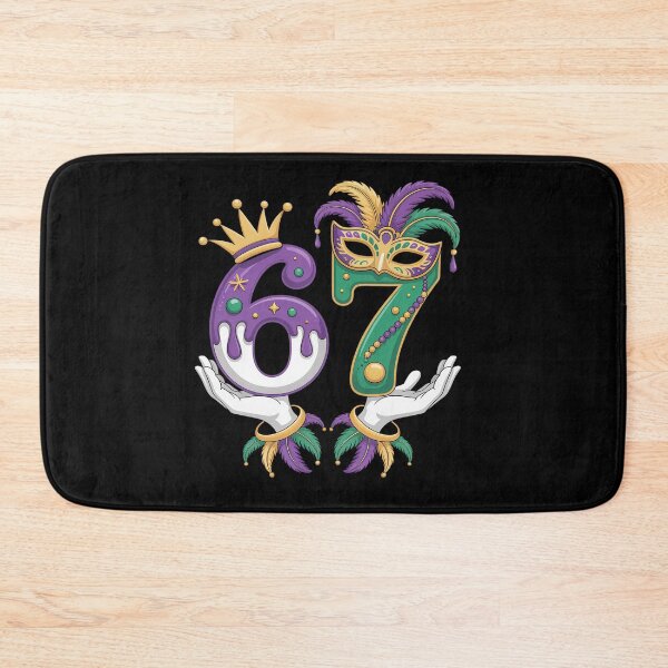 Item preview, 67 Mardi Gras 6 7 Meme Six Seven for Men Women designed and sold by SIGORDESIGN.