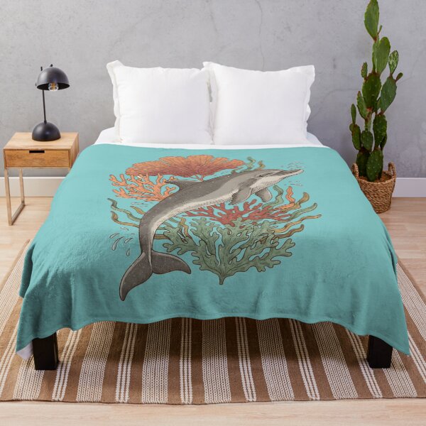 Item preview, Dolphin Leaping with Fan Coral designed and sold by BirdsnStuff.