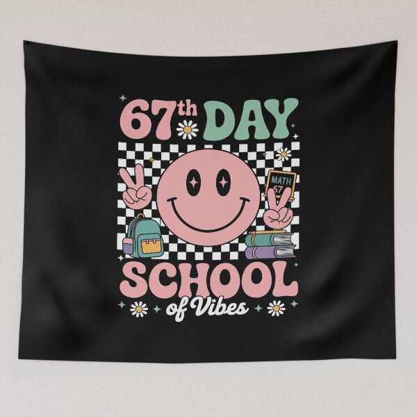 Item preview, 67th Days of School Funny Viral 6 7 Six Seven designed and sold by SIGORDESIGN.