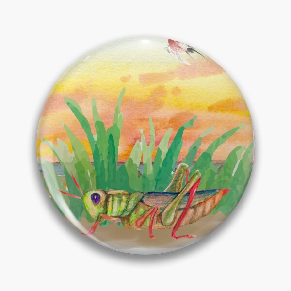 Item preview, Grasshopper in the field designed and sold by SofikoDesigns.