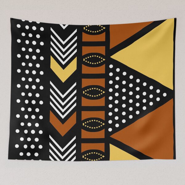 Item preview, African Mud Cloth Abstract Design designed and sold by funkyvibes.
