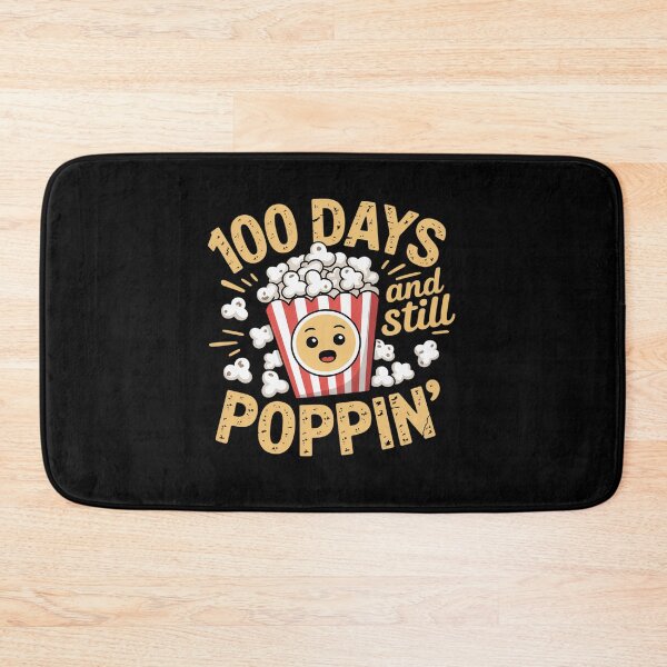Item preview, 100 days and still popping popcorn girls and boys school designed and sold by SIGORDESIGN.