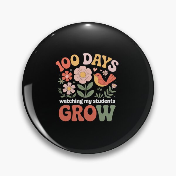Item preview, 100 Days Growing Boho Flowers Teacher 100th Day of School designed and sold by SIGORDESIGN.