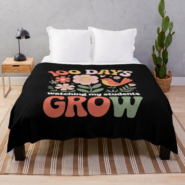 Item preview, 100 Days Growing Boho Flowers Teacher 100th Day of School designed and sold by SIGORDESIGN.