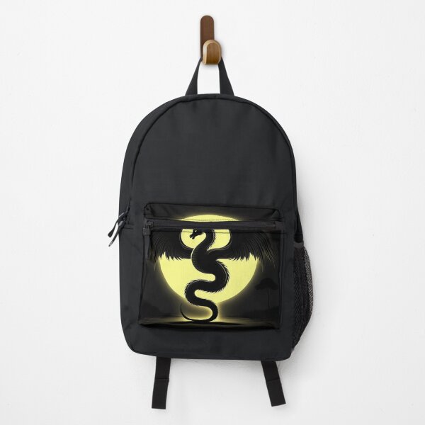 Item preview, Copy of Mystical Dragon Silhouette with Twisting Tail under Moonlit Sky Design designed and sold by NovaDigitalArt45.