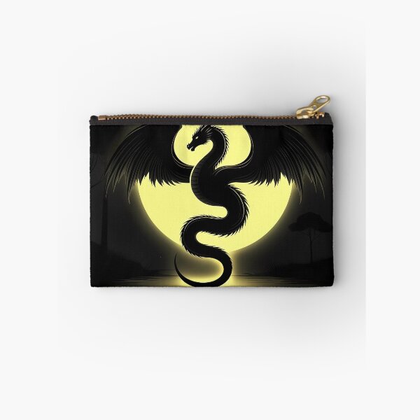 Item preview, Copy of Mystical Dragon Silhouette with Twisting Tail under Moonlit Sky Design designed and sold by NovaDigitalArt45.