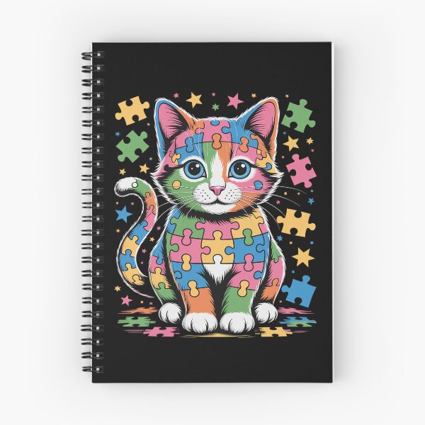 Item preview, Autism Awareness Cat designed and sold by SIGORDESIGN.