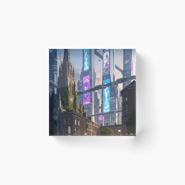 Item preview, A futuristic city with contrasts from the past designed and sold by Losancestros.