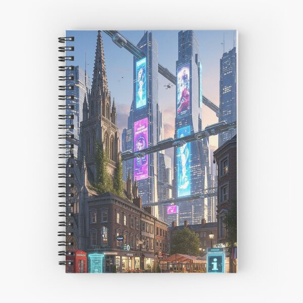Item preview, A futuristic city with contrasts from the past designed and sold by Losancestros.