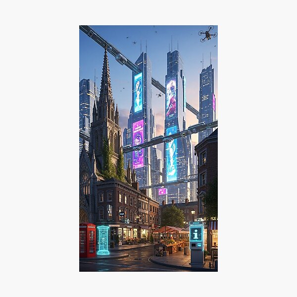Artikelvorschau, Eine futuristische Stadt mit Kontrasten zur Vergangenheit entworfen und verkauft von Losancestros.