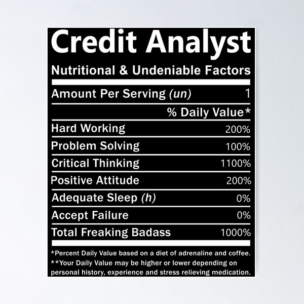 Item preview, Credit Analyst designed and sold by YungMcIlwain.