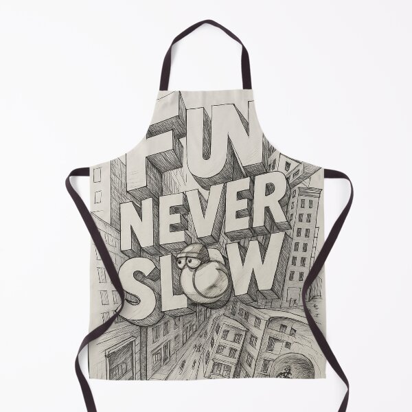 Item preview, Fun Never Slow Funny Snail in the City Drawing designed and sold by snewen.