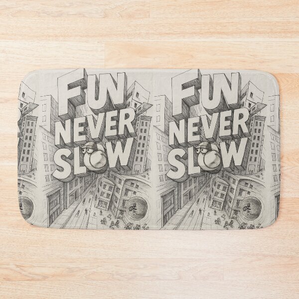 Item preview, Fun Never Slow Funny Snail in the City Drawing designed and sold by snewen.