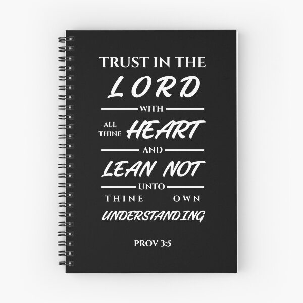 Item preview, Proverbs 3:5 Trust in the Lord Typography (KJV) designed and sold by Clothed in Scripture.