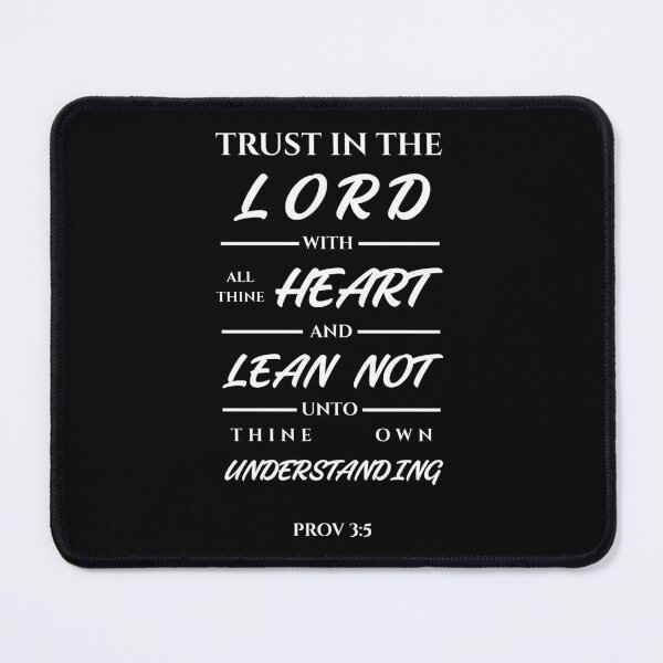 Item preview, Proverbs 3:5 Trust in the Lord Typography (KJV) designed and sold by Clothed in Scripture.