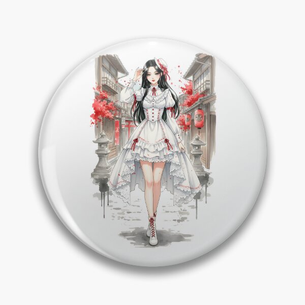 Item preview, Classic Kpop Girl Anime Tokio Japanese Chinese Korean Ink Water-splash Sumi-E Art Desing  designed and sold by blacksealstudio.