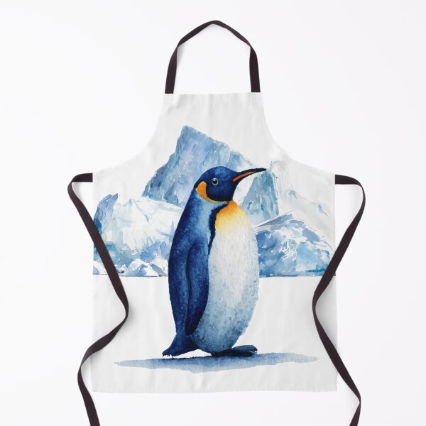 Artikelvorschau, Niedlicher Pinguin in der Arktis (Aquarell) entworfen und verkauft von SofikoDesigns.