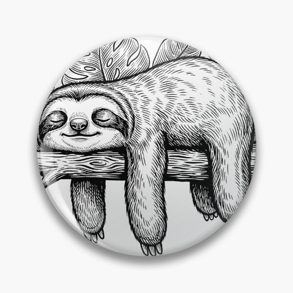 Item preview, Not Fast Not Furious - Funny Lazy Sloth designed and sold by Coldink.