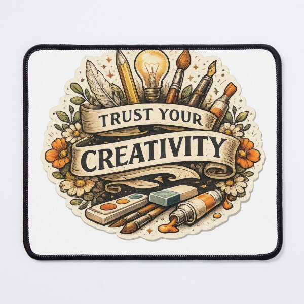 Item preview, Trust Your Creativity Artist Inspiration Art Supplies Creative Motivation designed and sold by jgvisualarts.