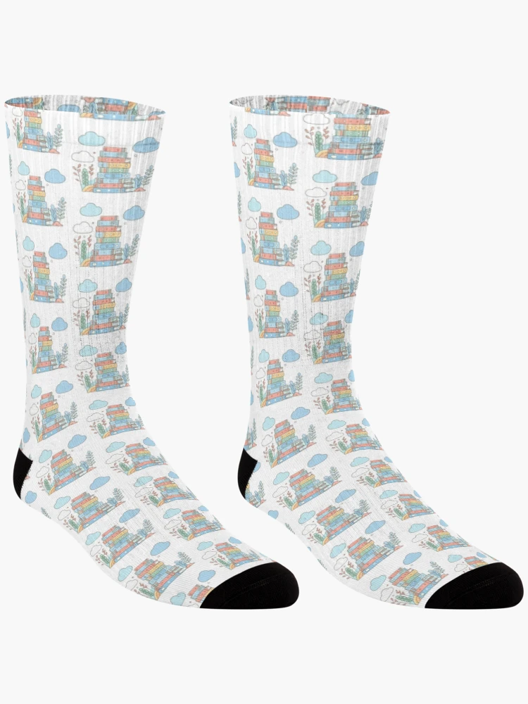 Thumbnail 3 of 5, Socks, Book Stack designed and sold by GraphicsClub.