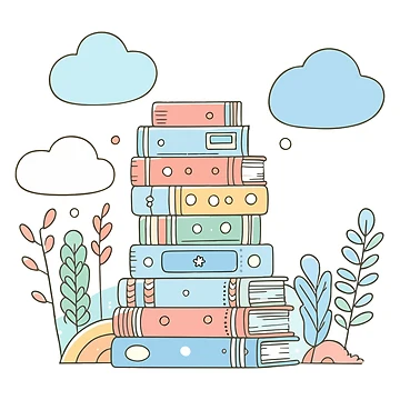 Artwork thumbnail, Book Stack by GraphicsClub