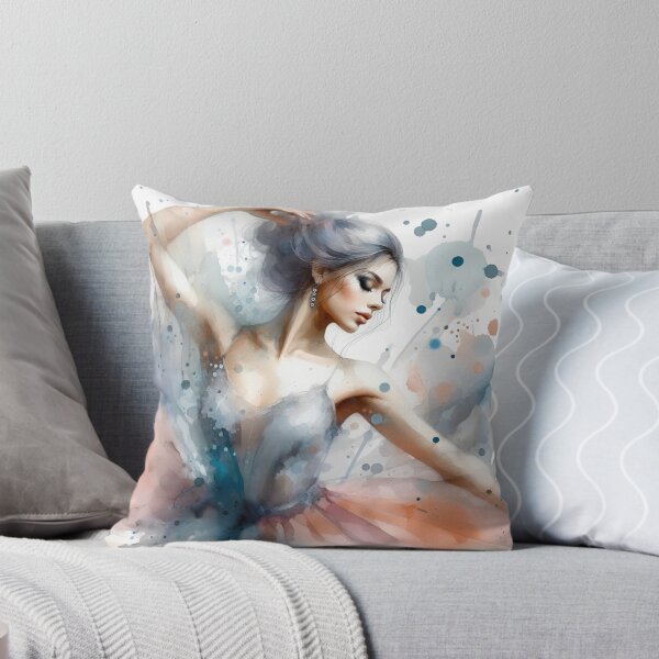 Item preview, Ballet dancer Abstract Watercolour designed and sold by FLOWERDREAMER.