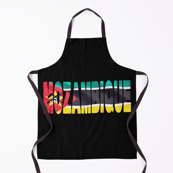 Item preview, MOZAMBIQUE - Flag Flying in Wind cut to Letters Souvenir Sticker Shirt T-Shirt designed and sold by Adam Gormley.