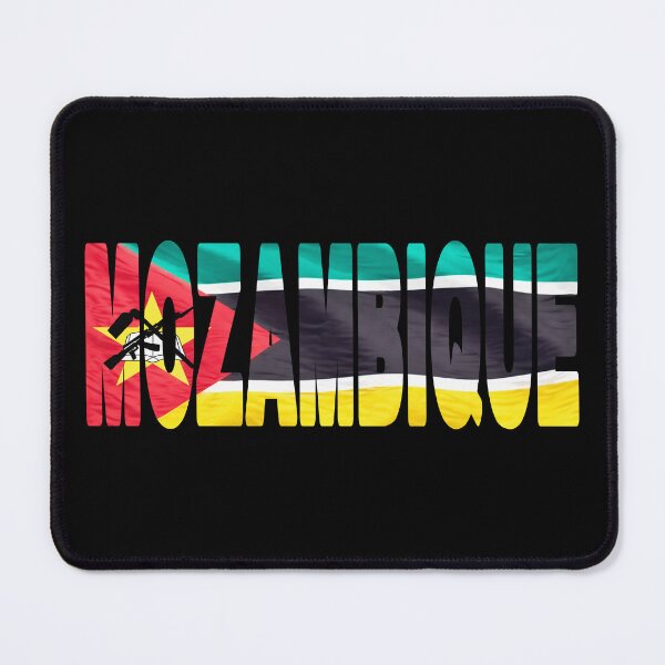 Item preview, MOZAMBIQUE - Flag Flying in Wind cut to Letters Souvenir Sticker Shirt T-Shirt designed and sold by Adam Gormley.