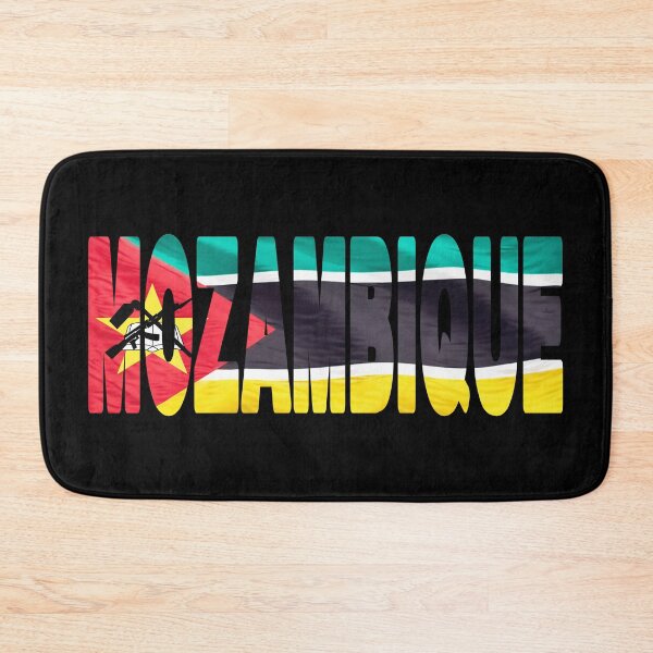 Item preview, MOZAMBIQUE - Flag Flying in Wind cut to Letters Souvenir Sticker Shirt T-Shirt designed and sold by Adam Gormley.