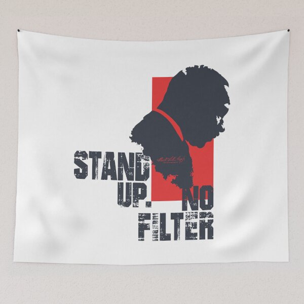 Item preview, Stand Up No Filter – Courage & Civil Rights Statement designed and sold by PixelGrafiks.