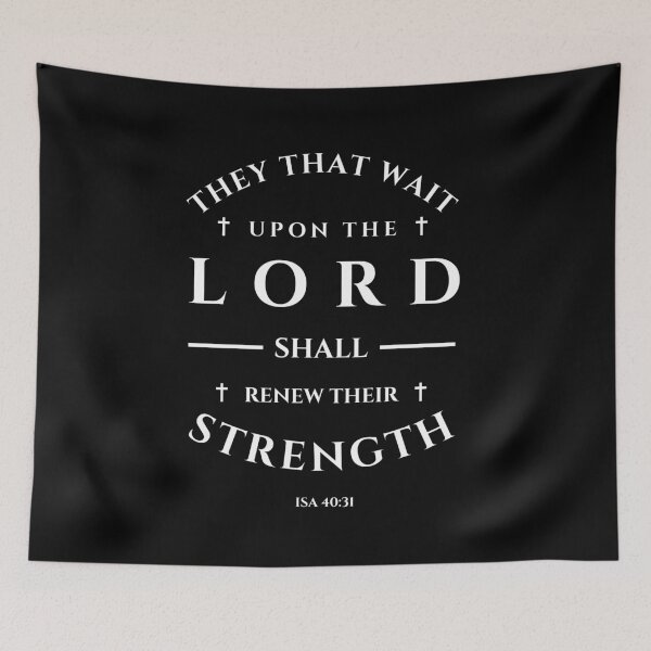 Item preview, Isaiah 40:31 Lord Renew Their Strength (KJV) designed and sold by Clothed in Scripture.