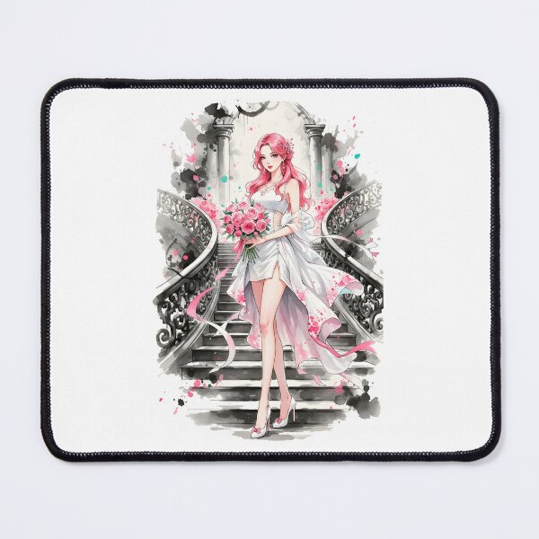 Item preview, Bride Kpop Girl Anime Tokio Japanese Chinese Korean Ink Water-splash Sumi-E Art Desing designed and sold by blacksealstudio.
