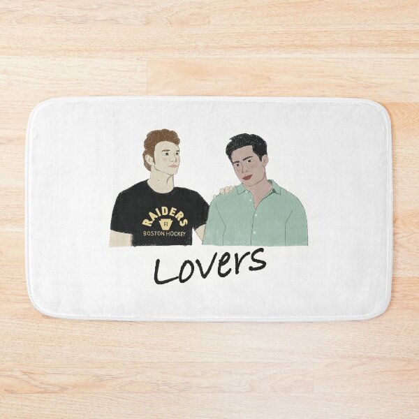 Item preview, Lovers – Heated Rivalry Fan Art | Shane & Ilya Inspired Queer Hockey Romance Sticker designed and sold by BlurpleTwinkle.