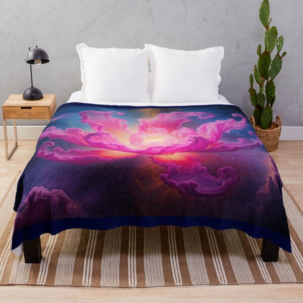 Item preview, The Amethyst Bloom | Purple Nebula Floral Burst designed and sold by TheOuroborean.