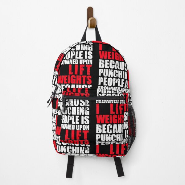 Item preview, I Lift Weights Because Punching People Is Frowned Upon designed and sold by excowtha29.