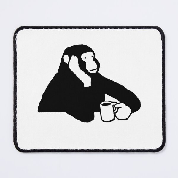 Item preview, Funny Abstract - Overthinking Monkey designed and sold by ParadoxoMario.