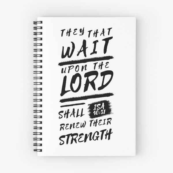 Item preview, Isaiah 40:31 Bible Verse Typography (KJV) designed and sold by Clothed in Scripture.
