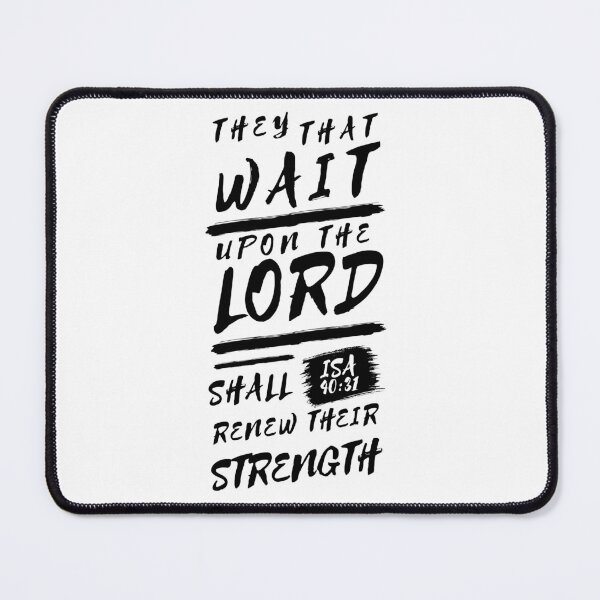 Item preview, Isaiah 40:31 Bible Verse Typography (KJV) designed and sold by Clothed in Scripture.