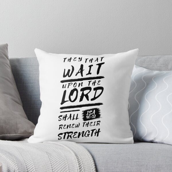 Item preview, Isaiah 40:31 Bible Verse Typography (KJV) designed and sold by Clothed in Scripture.