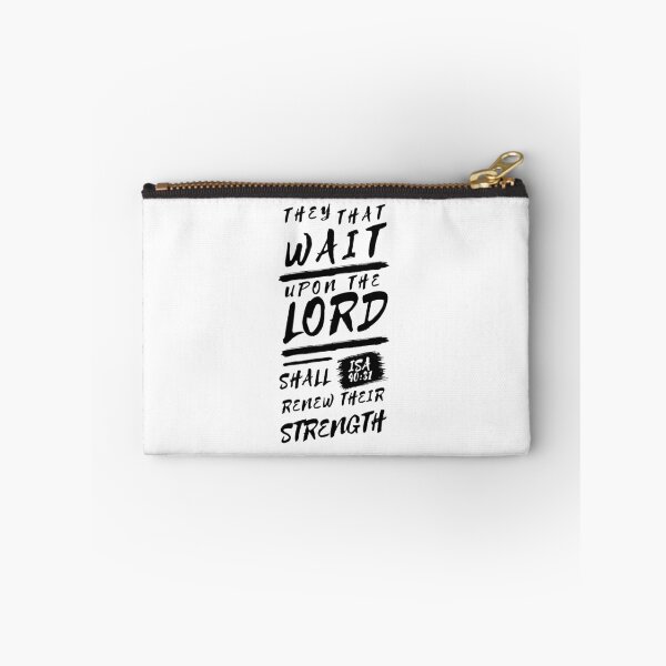 Item preview, Isaiah 40:31 Bible Verse Typography (KJV) designed and sold by Clothed in Scripture.