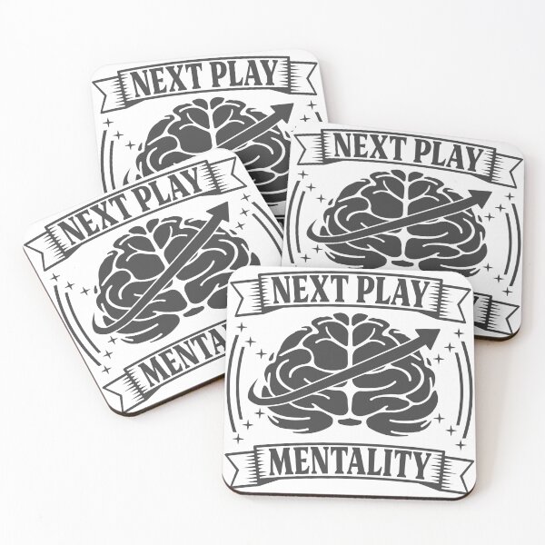 Item preview, Next Play Mentality Mindset Mental Health Quote designed and sold by TKsTees.