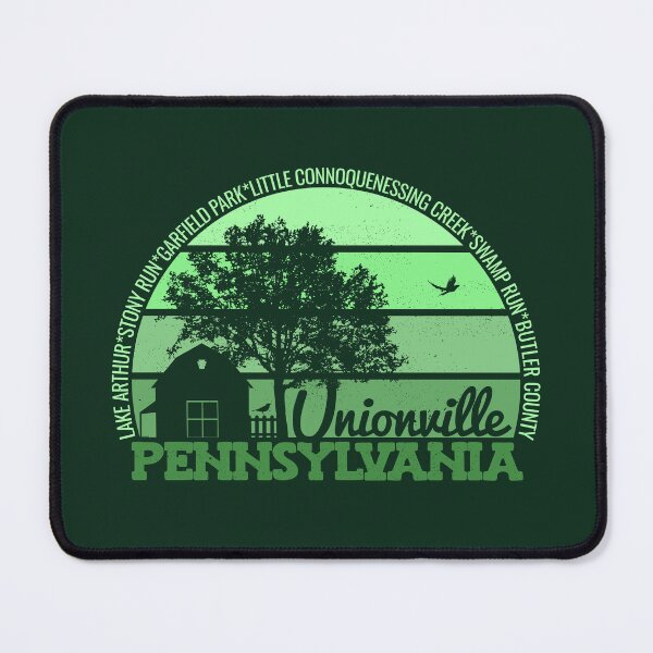 Item preview, Unionville Pennsylvania Sunset Retro Vintage Local Pride Logo designed and sold by CRHPOD20.
