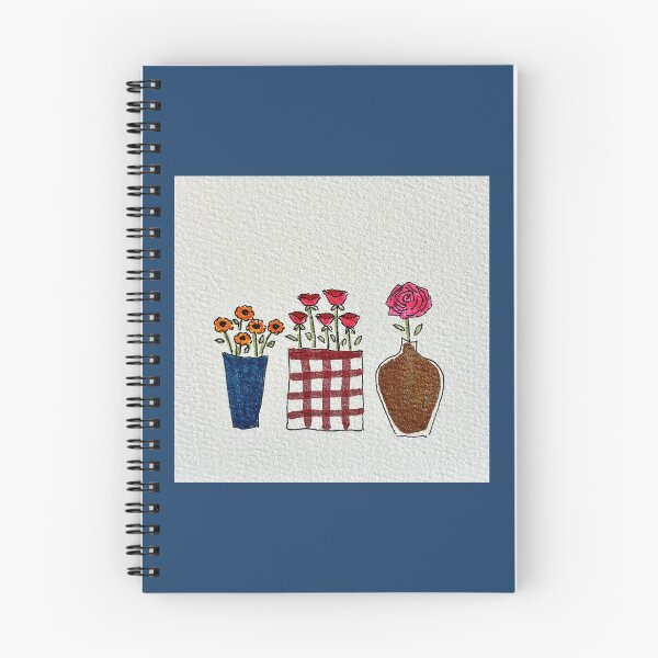Item preview, Vessels In a Row with Flowers designed and sold by phylliswalter.