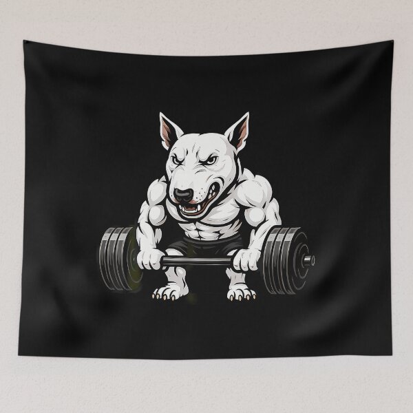 Item preview, English Bull Terrier — Weightlifting Bodybuilder designed and sold by excowtha29.