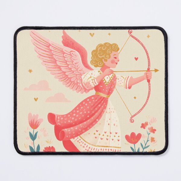 Item preview, Cupid with Bow – Valentine’s Day Illustration designed and sold by BobaBunny76.