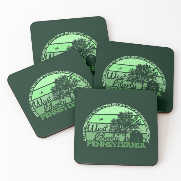 Item preview, West Liberty Pennsylvania Sunset Retro Vintage Local Pride Logo designed and sold by CRHPOD20.